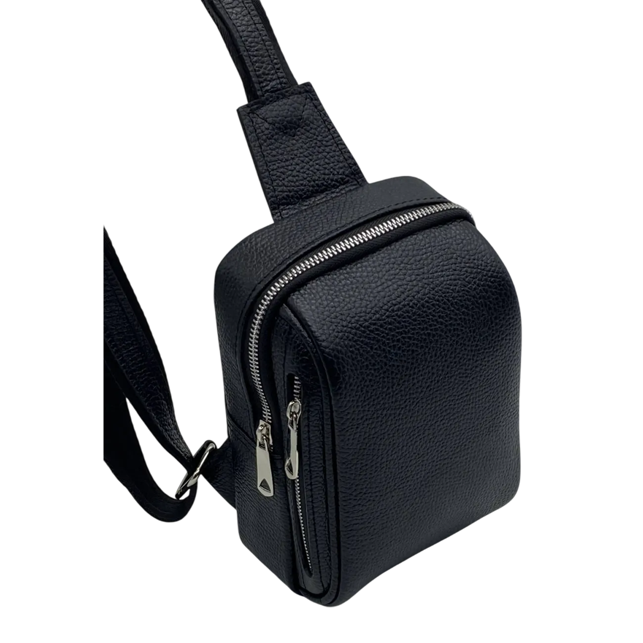 Small Genuine Leather Crossbody Bag LEA059 - Image 2
