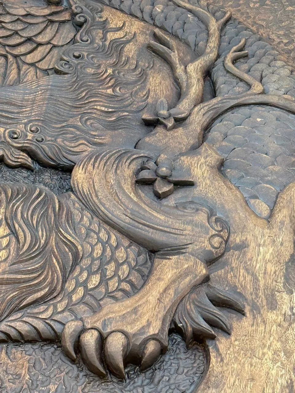 Backgammon & Chess Board Engraved Wood 28 - Image 25