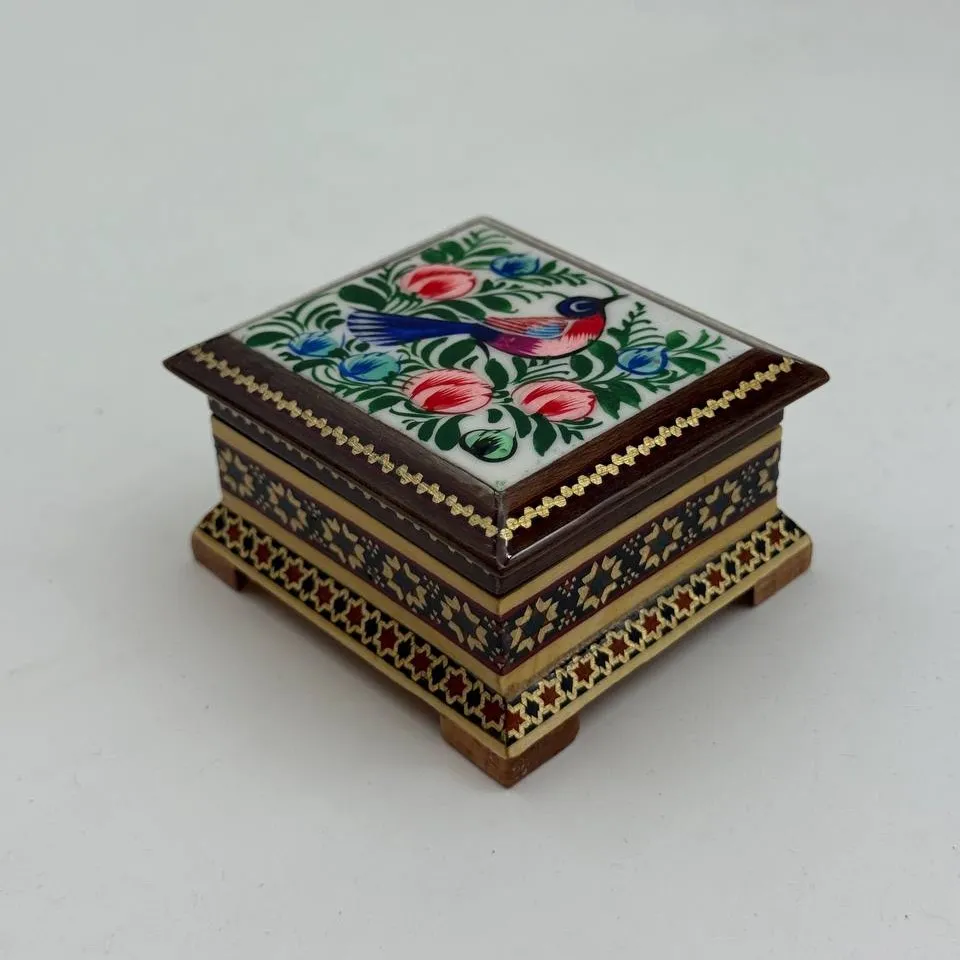 Khatamkari Jewelry Small Box 66 - Image 2