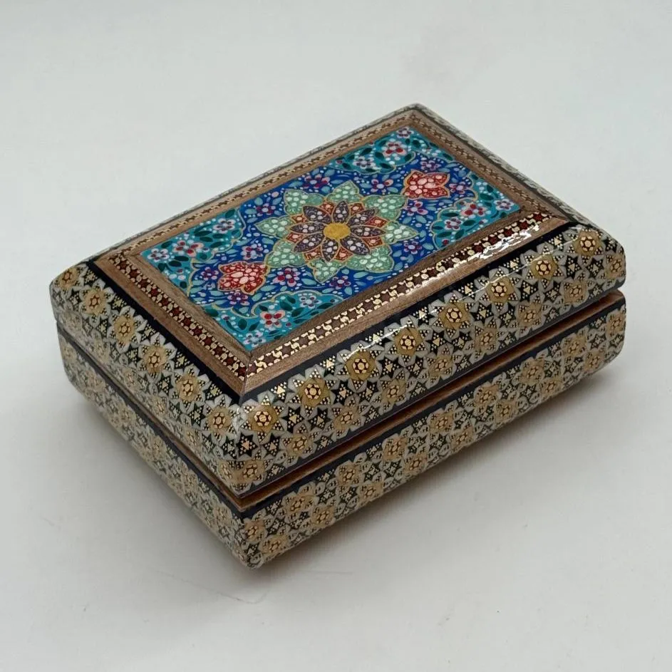 Khatamkari Jewelry Box Full Khatam 71 - Image 3