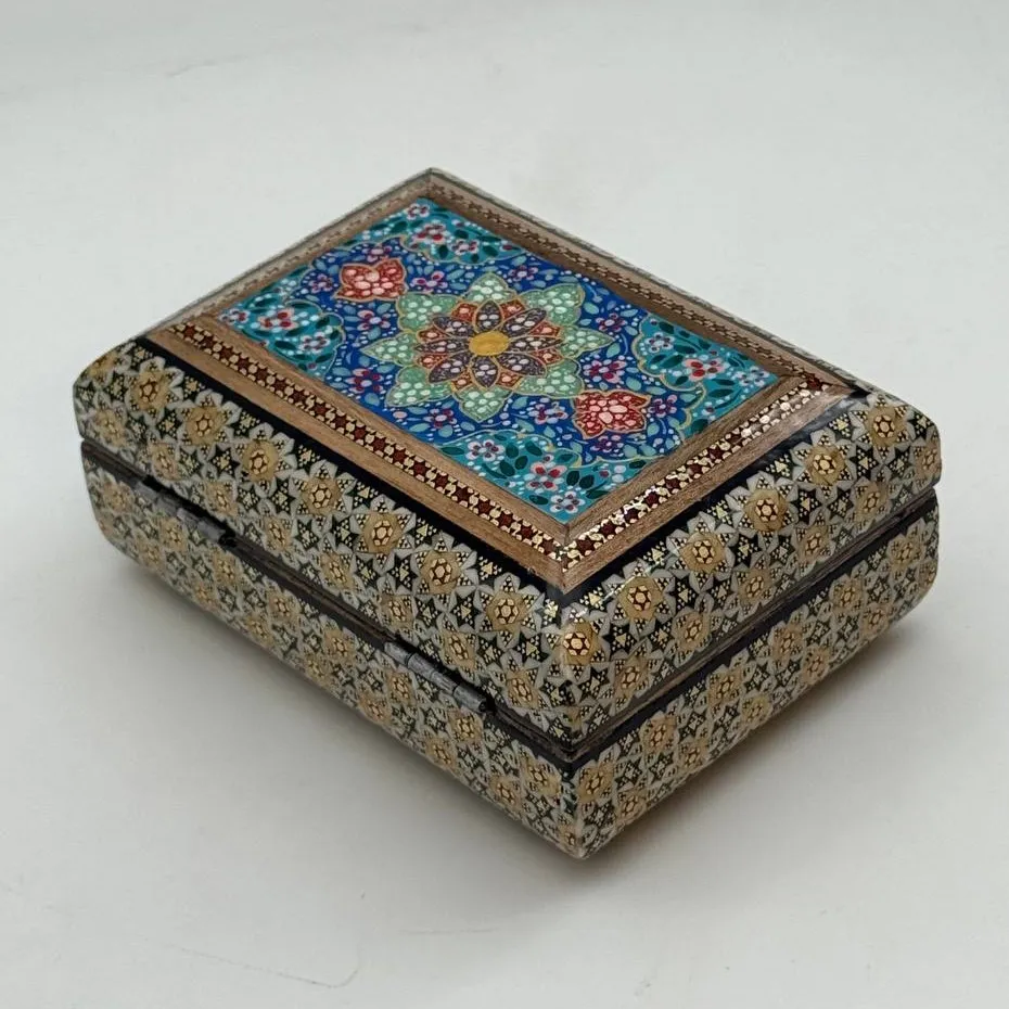 Khatamkari Jewelry Box Full Khatam 71 - Image 5