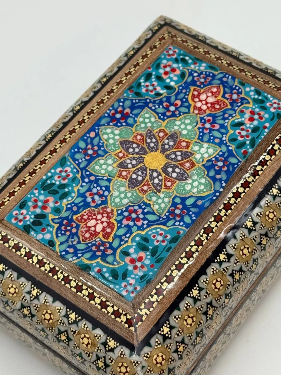 Khatamkari Jewelry Box Full Khatam 71 - Image 7