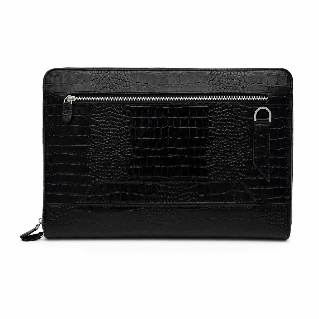 Genuine Leather Three-Gusset Portfolio Briefcase LEA091 - Image 3