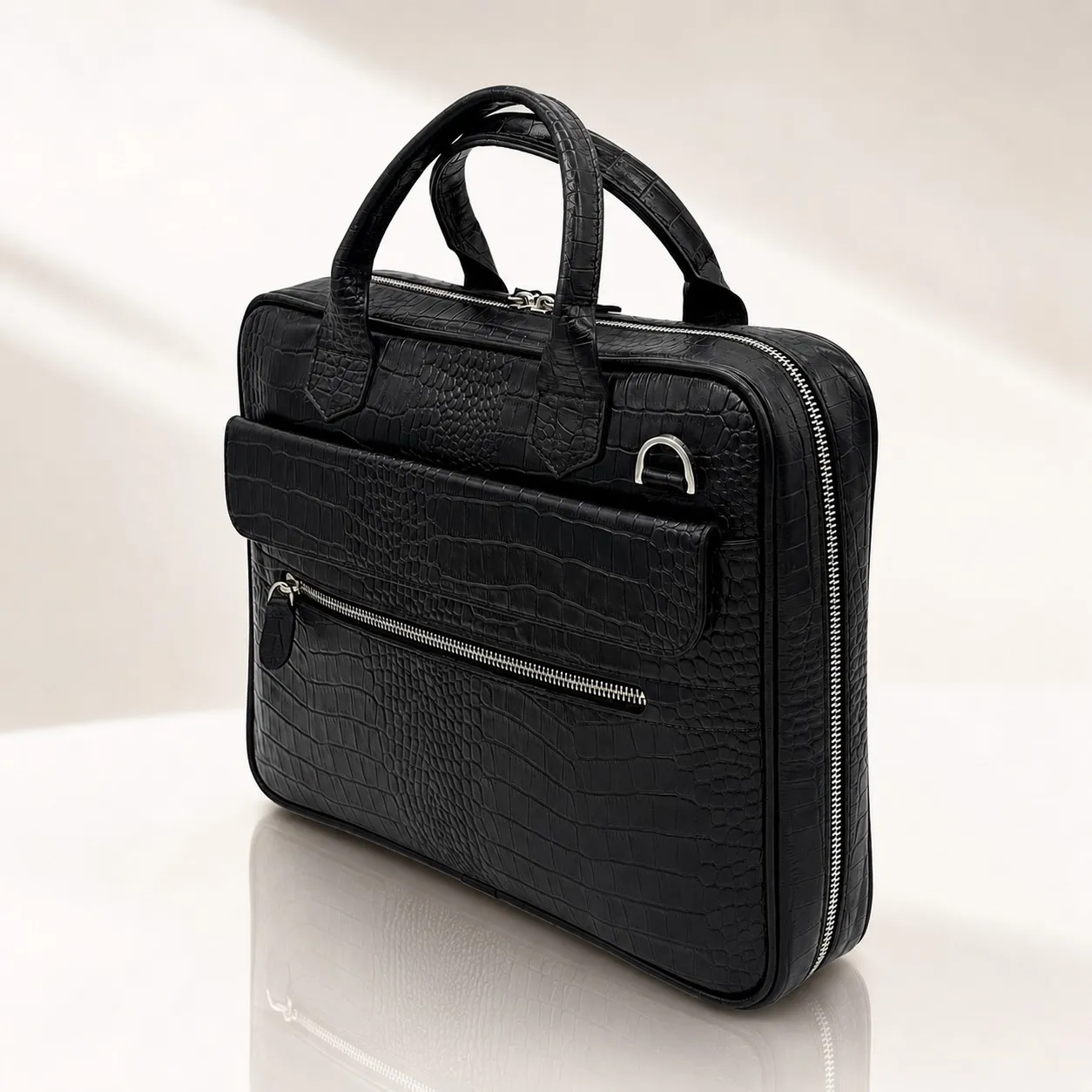 Genuine Leather Office Portfolio Briefcase LEA094