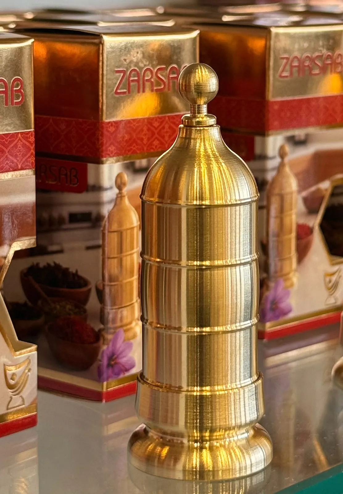 Brass Saffron Grinder - Image 2