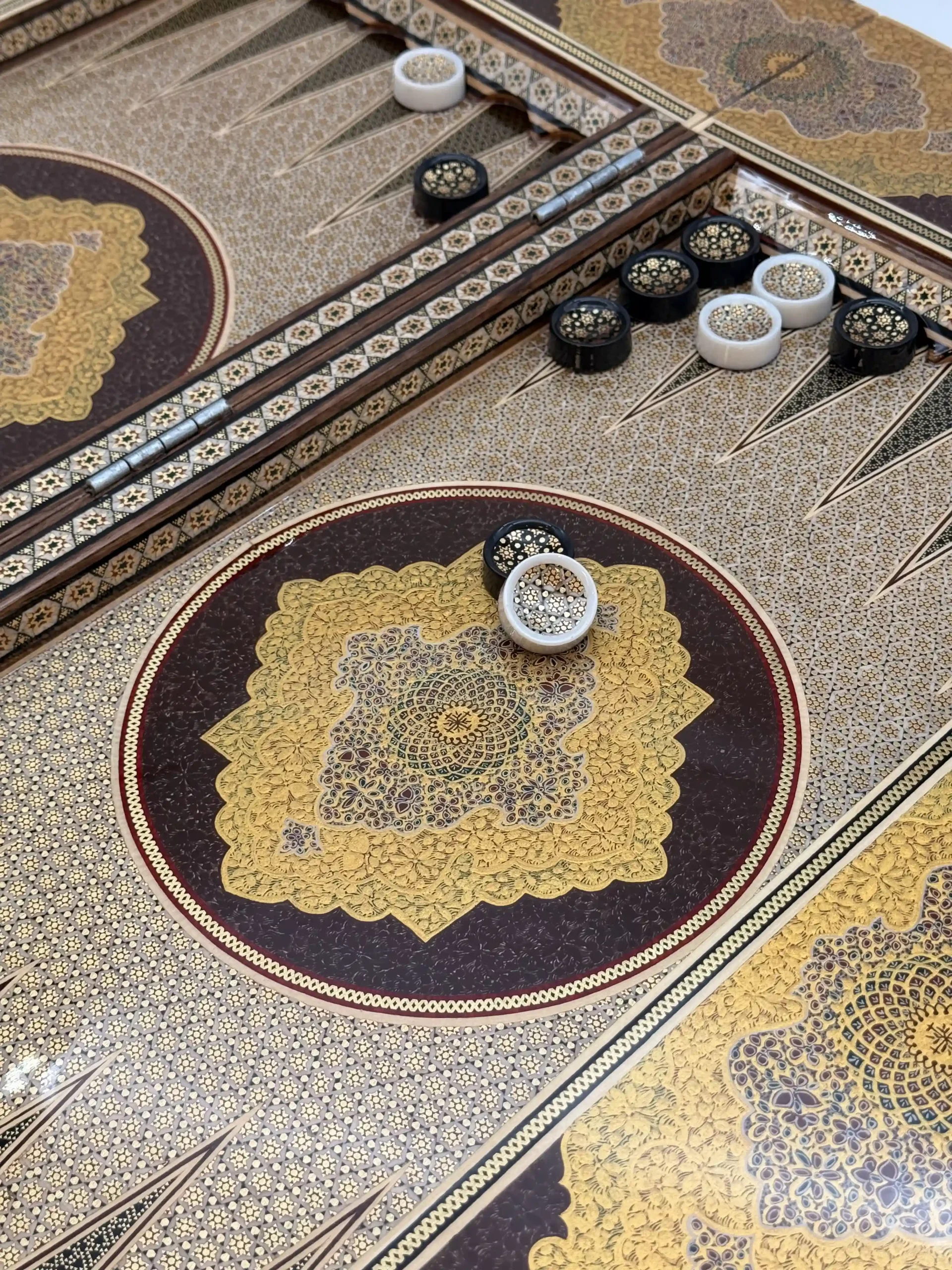 Backgammon and Chess Board Tazhib - R10 - Image 7