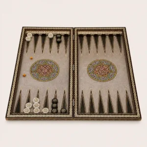Backgammon and Chess Board Tazhib - Lux12