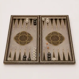 Backgammon and Chess Board Tazhib - Lux13