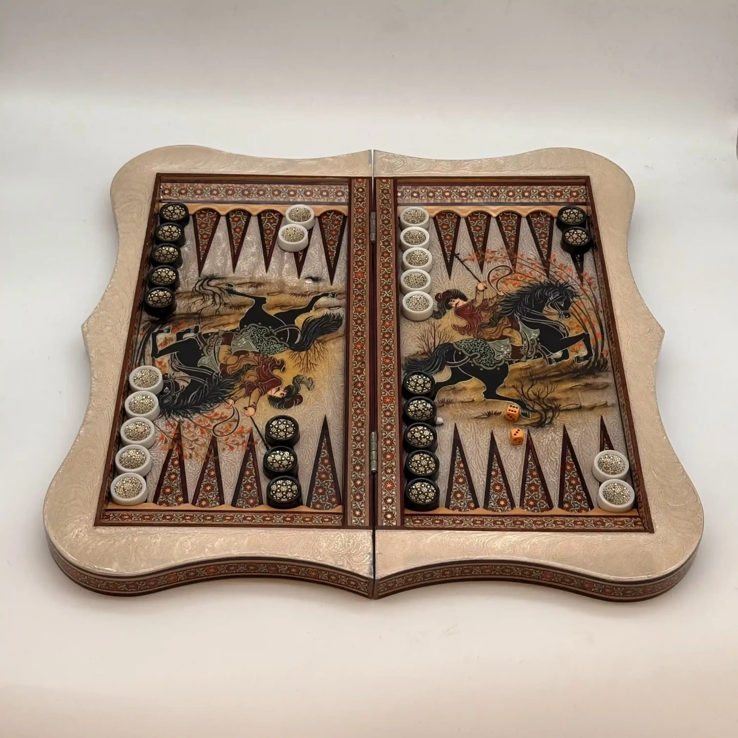 Backgammon and Chess Board Polo - Dal19