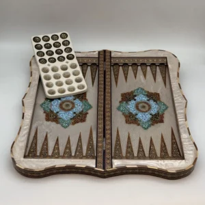 Backgammon and Chess Board Tazhib - Dal15