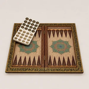 Backgammon and Chess Board Tazhib - Sq27