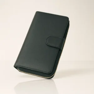 Genuine Leather Long Wallet LEA076