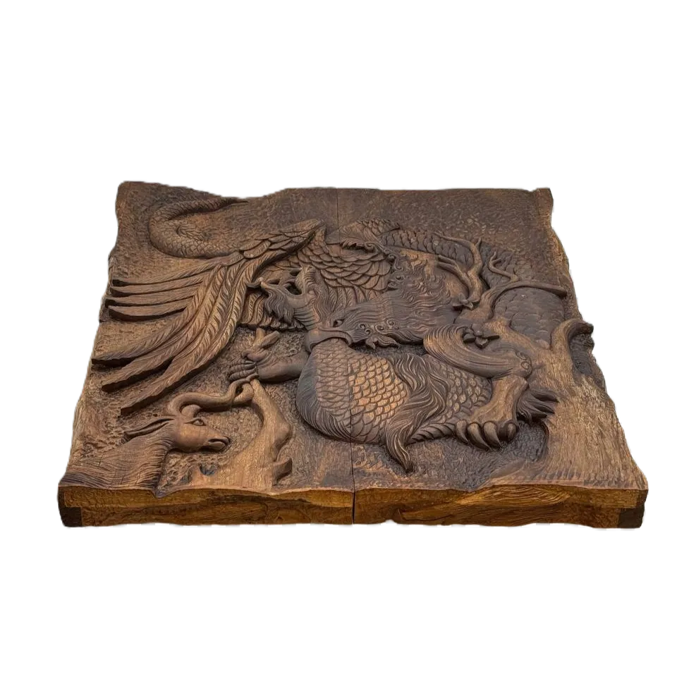Backgammon & Chess Board Engraved Wood 28