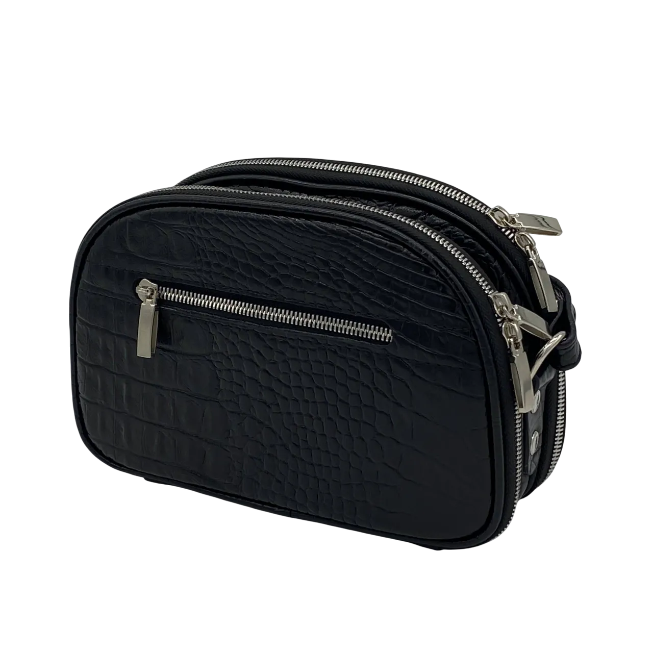 Genuine Leather Crescent Shoulder Bag LEA056 - Image 2